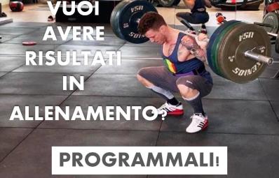 Programmazione degli allenamenti